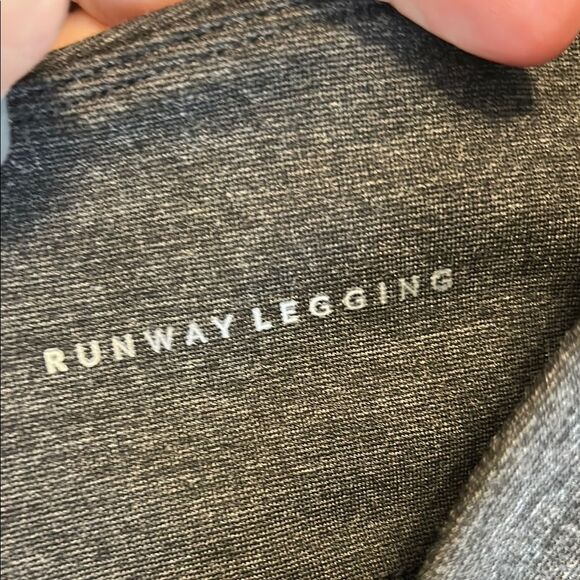 WHITE HOUSE BLACK MARKET Gray Ponte Knit Runway Leggings Size 10 Long Stretch - Picture 9 of 11